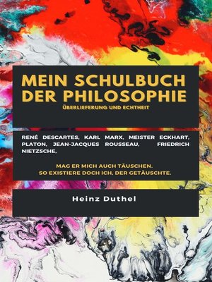 cover image of Mein Schulbuch der Philosophie--SERIE 1--No. 78